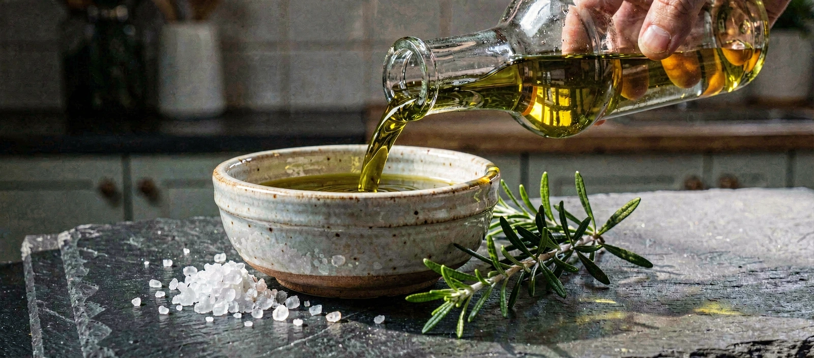 Ingredientes mediterrânicos de alta qualidade