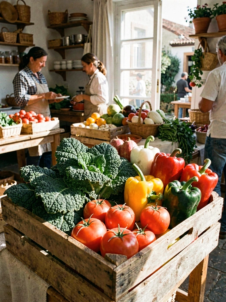 Vegetais sazonais portugueses